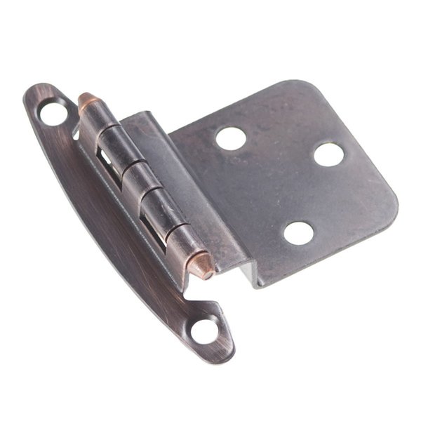 Hickory Hardware Hinge 3/8 Inch Inset, 2PK P140-VB